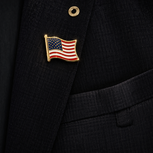 3 Pin's Drapeaux — Amériques