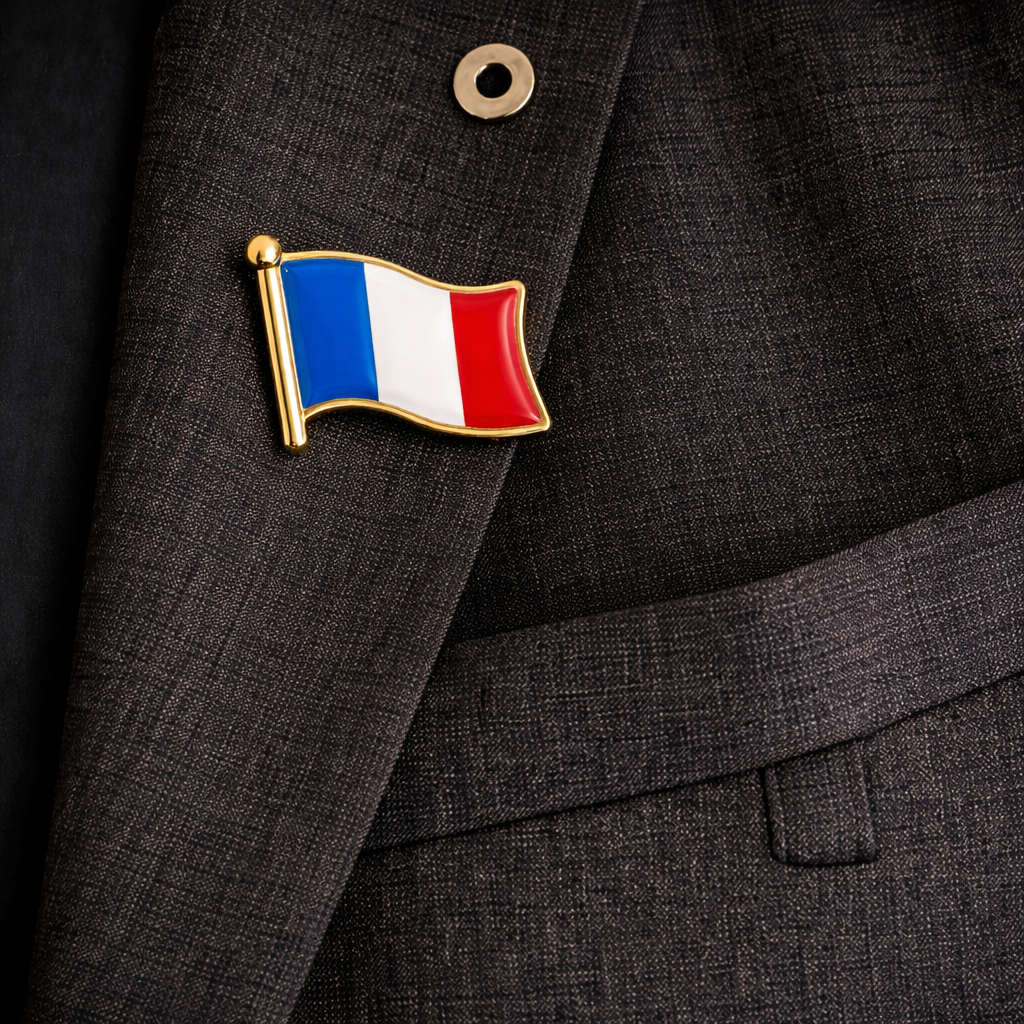 3 Pin's Drapeaux — Europe