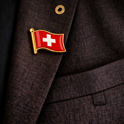 3 Pin's Drapeaux — Europe