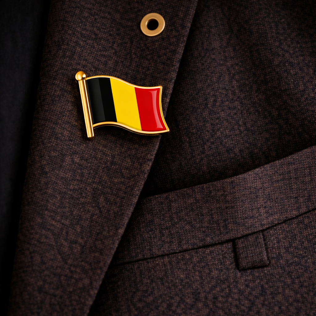 3 Pin's Drapeaux — Europe