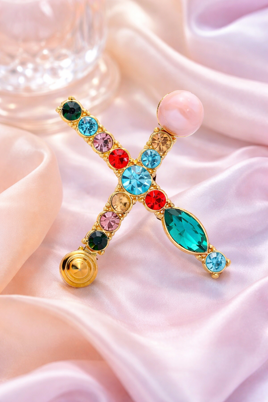 Broche  Cristal Elégance