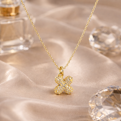 Collier Mini Lettre Luxe – Plaqué Or