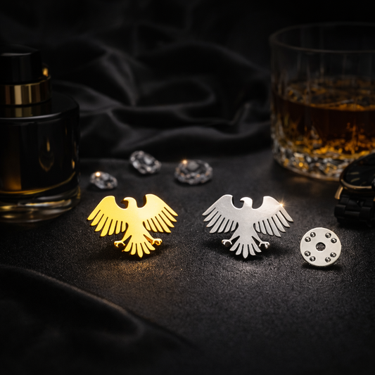 Pin's Aigle Impérial – Acier Inoxydable