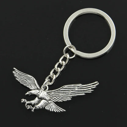 Deux Porte-Clé Aigle Impérial – Argent Vintage
