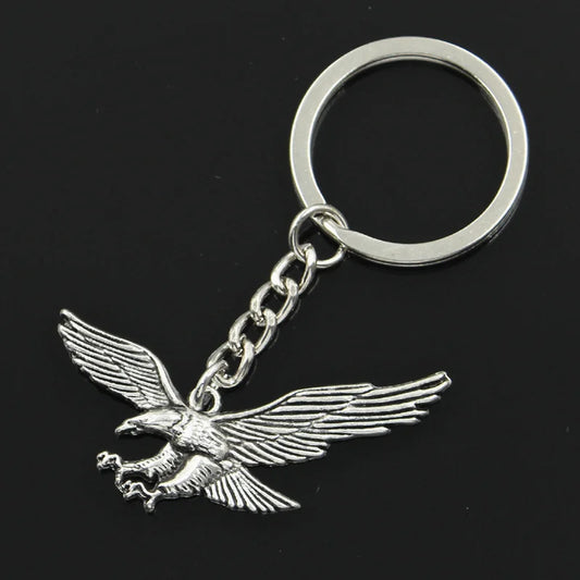 Deux Porte-Clé Aigle Impérial – Argent Vintage