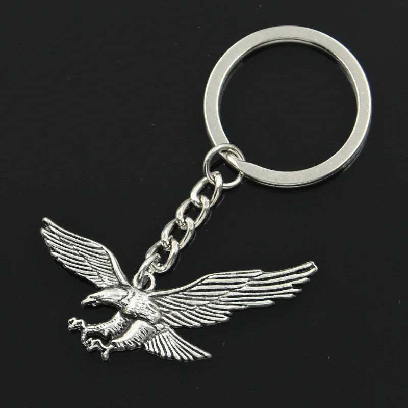 Deux Porte-Clé Aigle Impérial – Argent Vintage