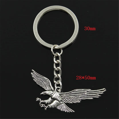 Deux Porte-Clé Aigle Impérial – Argent Vintage