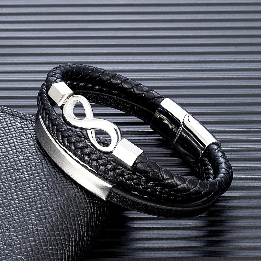 Bracelet INFINITY Signature — Héritage Éternel