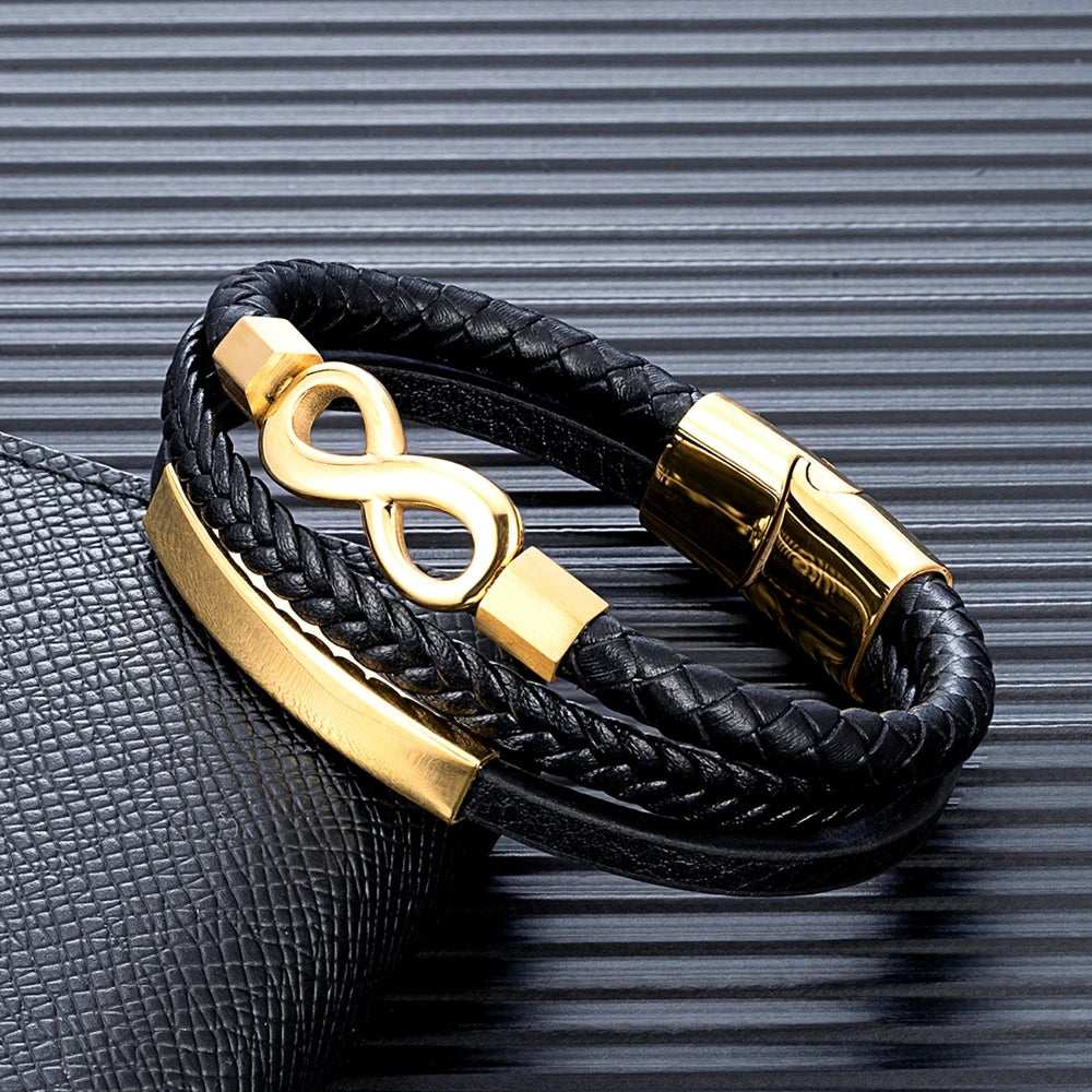 Bracelet INFINITY Signature — Héritage Éternel