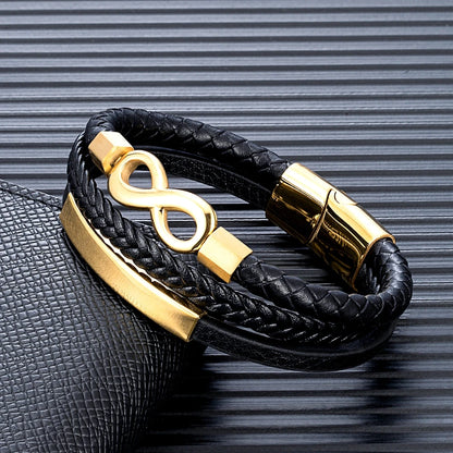 Bracelet INFINITY Signature — Héritage Éternel