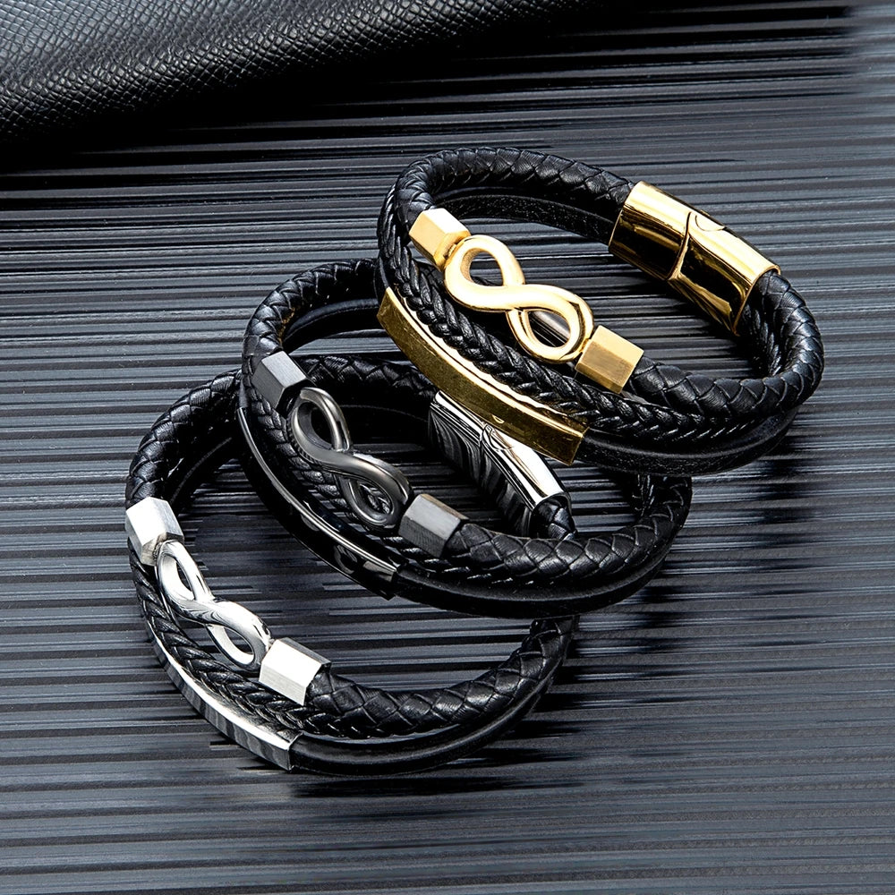 Bracelet INFINITY Signature — Héritage Éternel