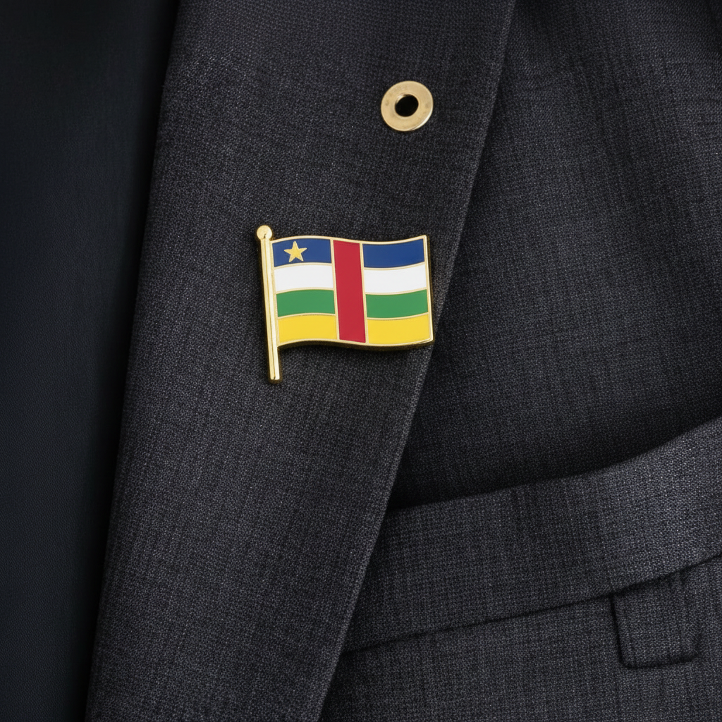 3 Pin's Drapeaux — Afrique
