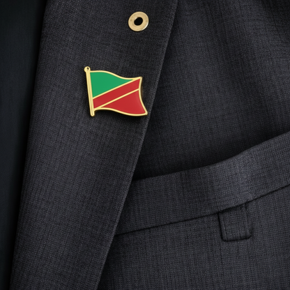 3 Pin's Drapeaux — Afrique