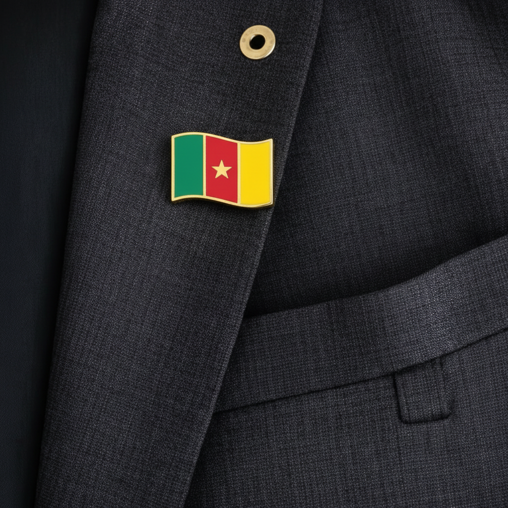 Pin's drapeau Cameroun