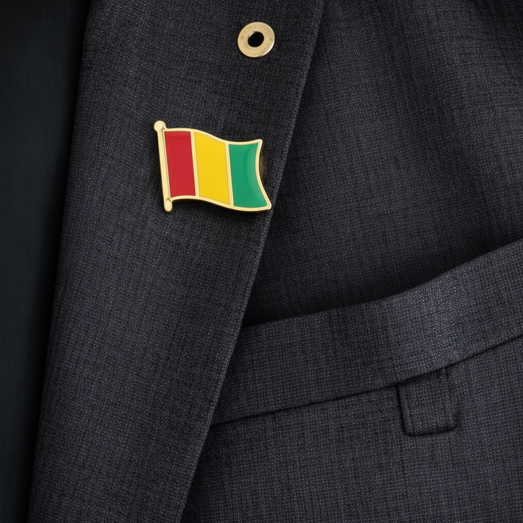 3 Pin's Drapeaux — Afrique