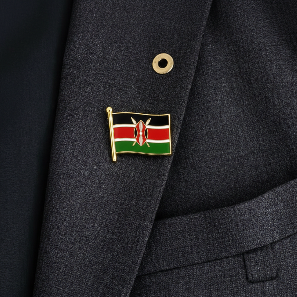 3 Pin's Drapeaux — Afrique