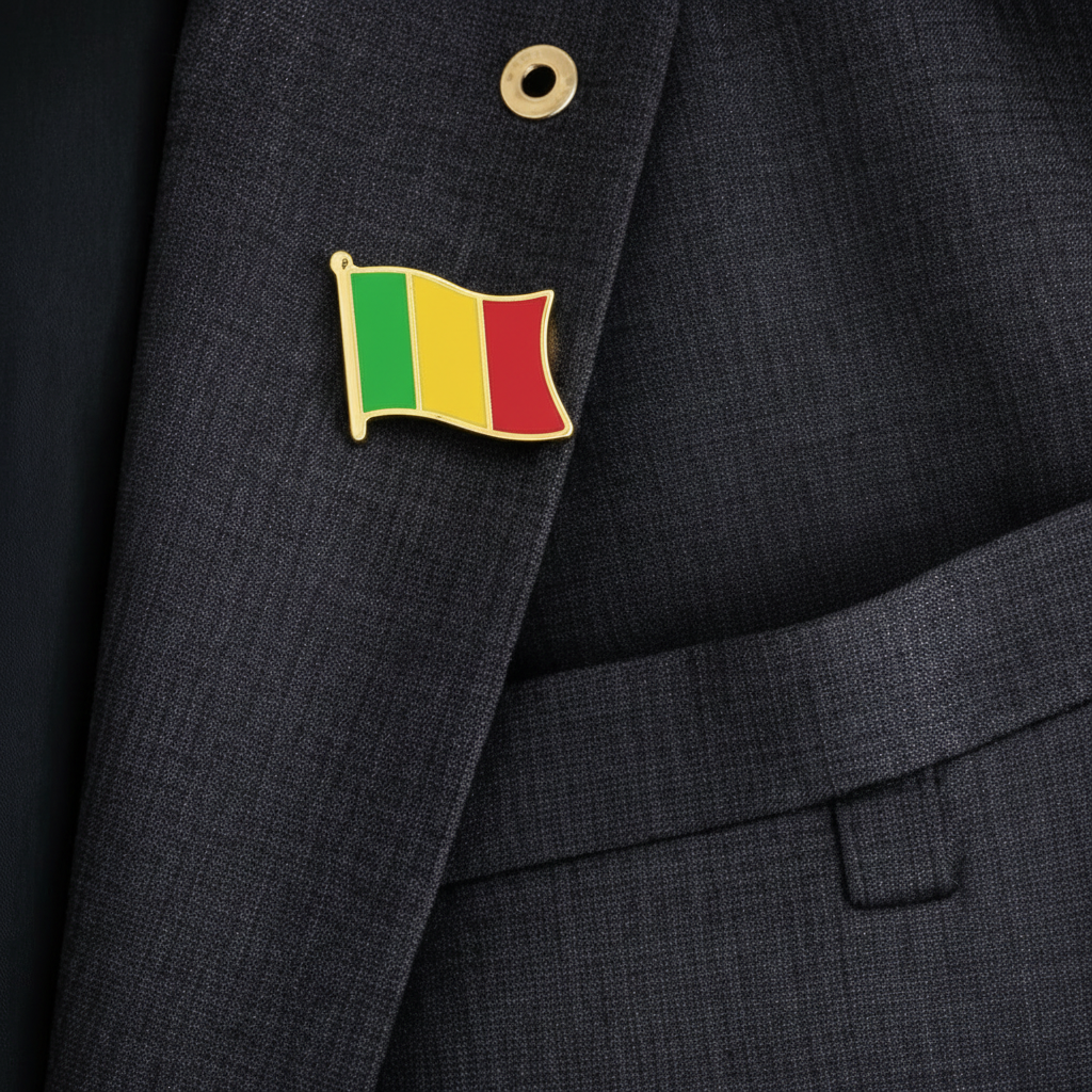 3 Pin's Drapeaux — Afrique