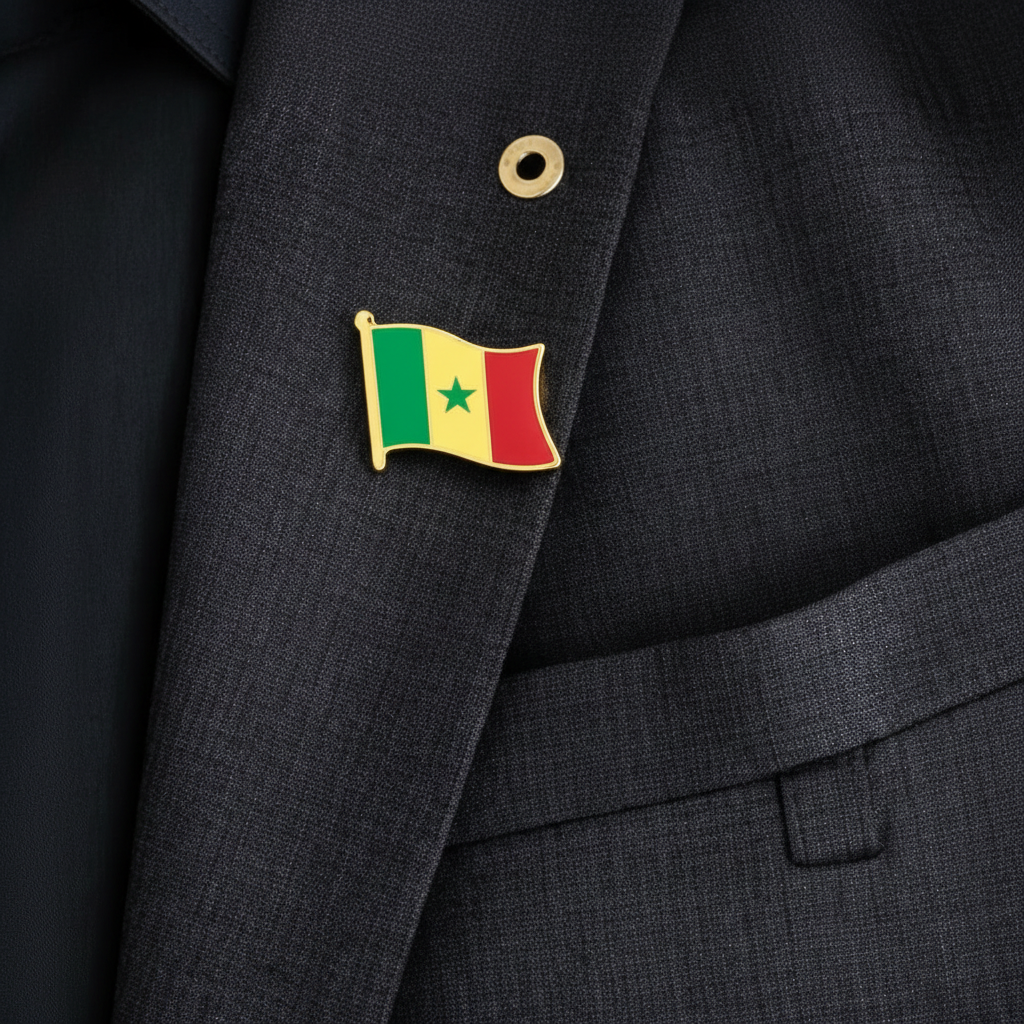 3 Pin's Drapeaux — Afrique