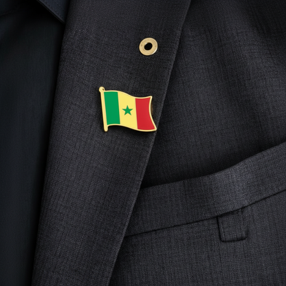 3 Pin's Drapeaux — Afrique