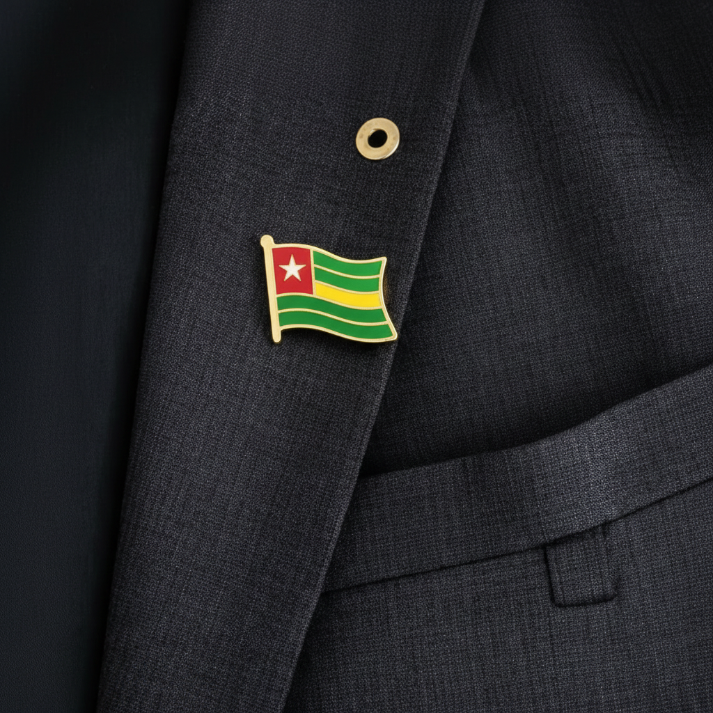 3 Pin's Drapeaux — Afrique