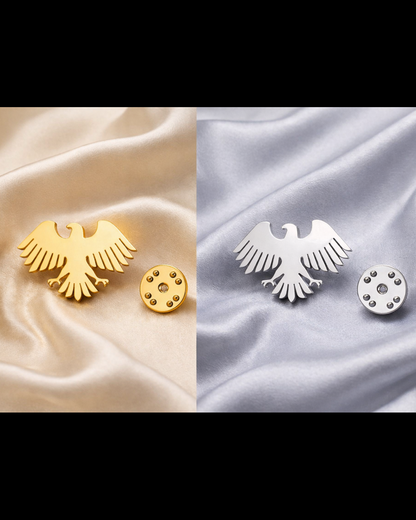 Pin's Aigle Impérial – Acier Inoxydable